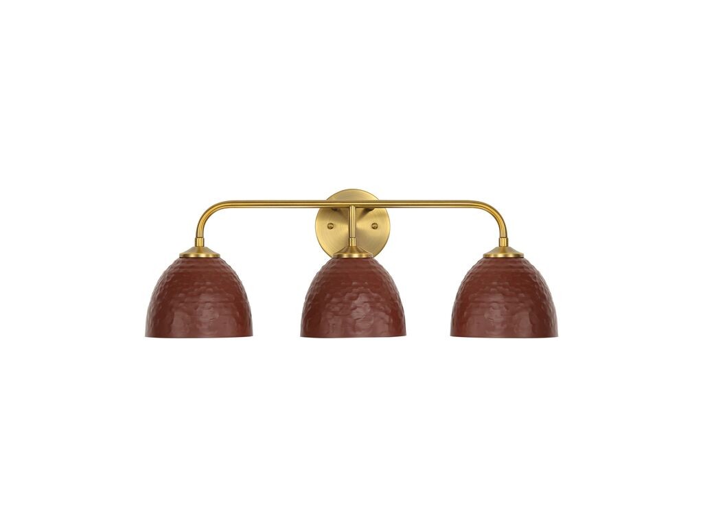 Golden - 6950-BA3 MBS-RC - Three Light Vanity - Shepard - Modern Brass