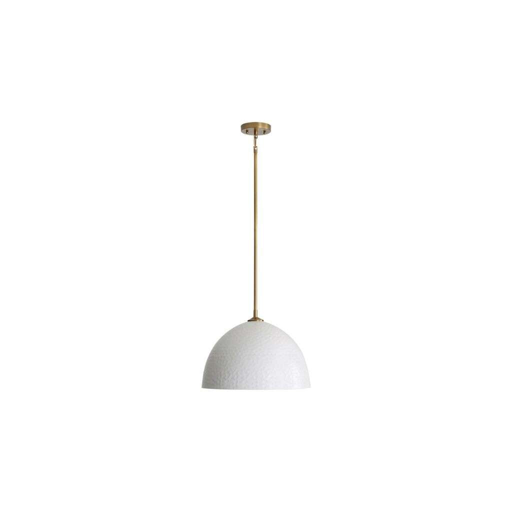 Golden - 6950-L MBS-WHT - One Light Pendant - Shepard - Modern Brass