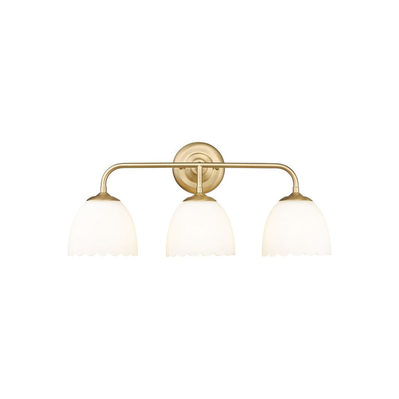 Golden - 6954-BA3 BCB-OP - Three Light Vanity - Dorinda - Brushed Champagne Bronze