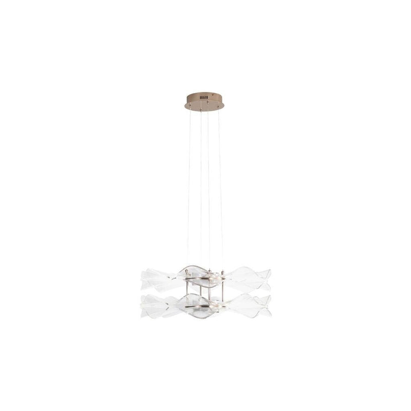 Golden - 8046-2P LG - LED Pendant - Vetrina - Light Gold