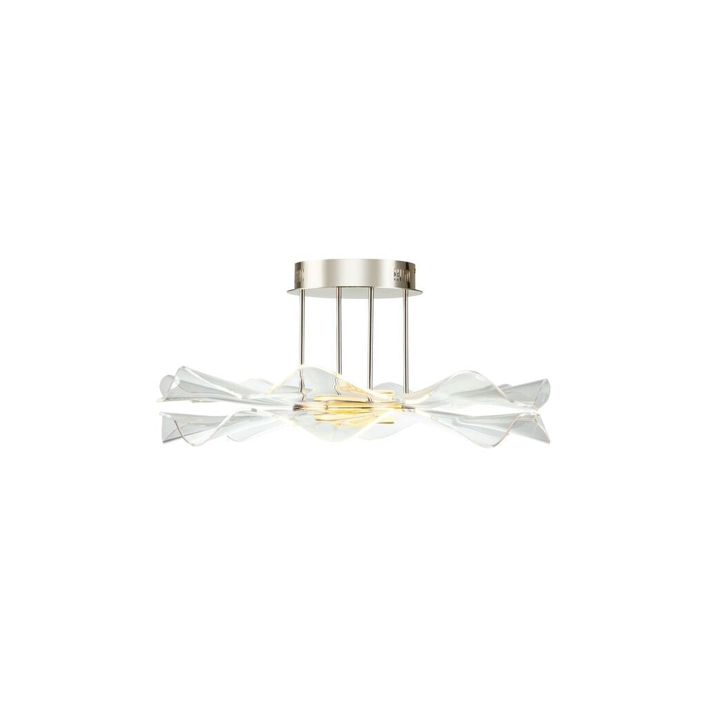 Golden - 8046-SF LG - LED Semi-Flush Mount - Vetrina - Light Gold