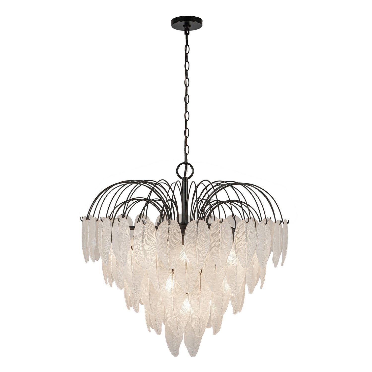 Artcraft - AC11782BK - 19 Light Chandelier - Alessia - Black