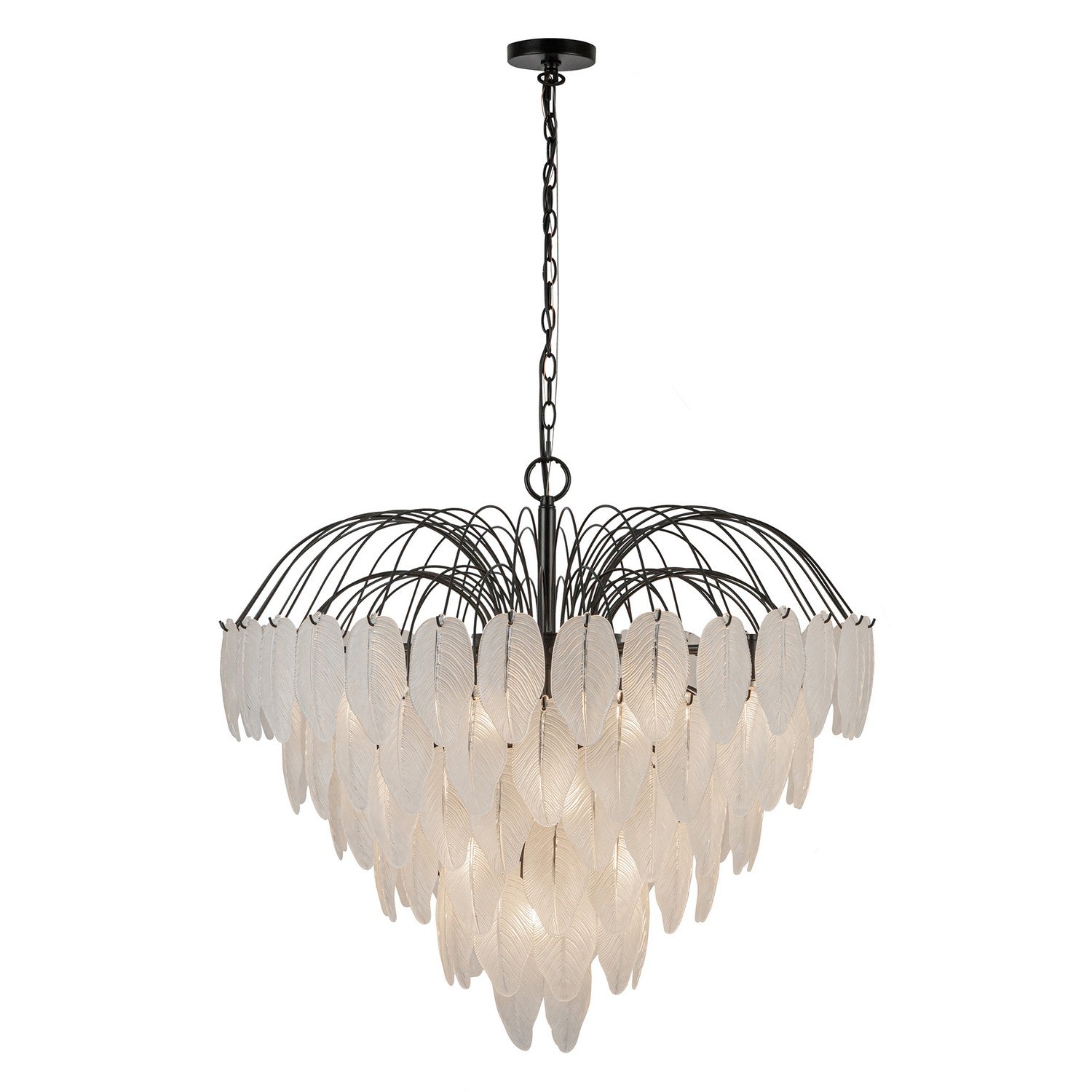 Artcraft - AC11783BK - 24 Light Chandelier - Alessia - Black
