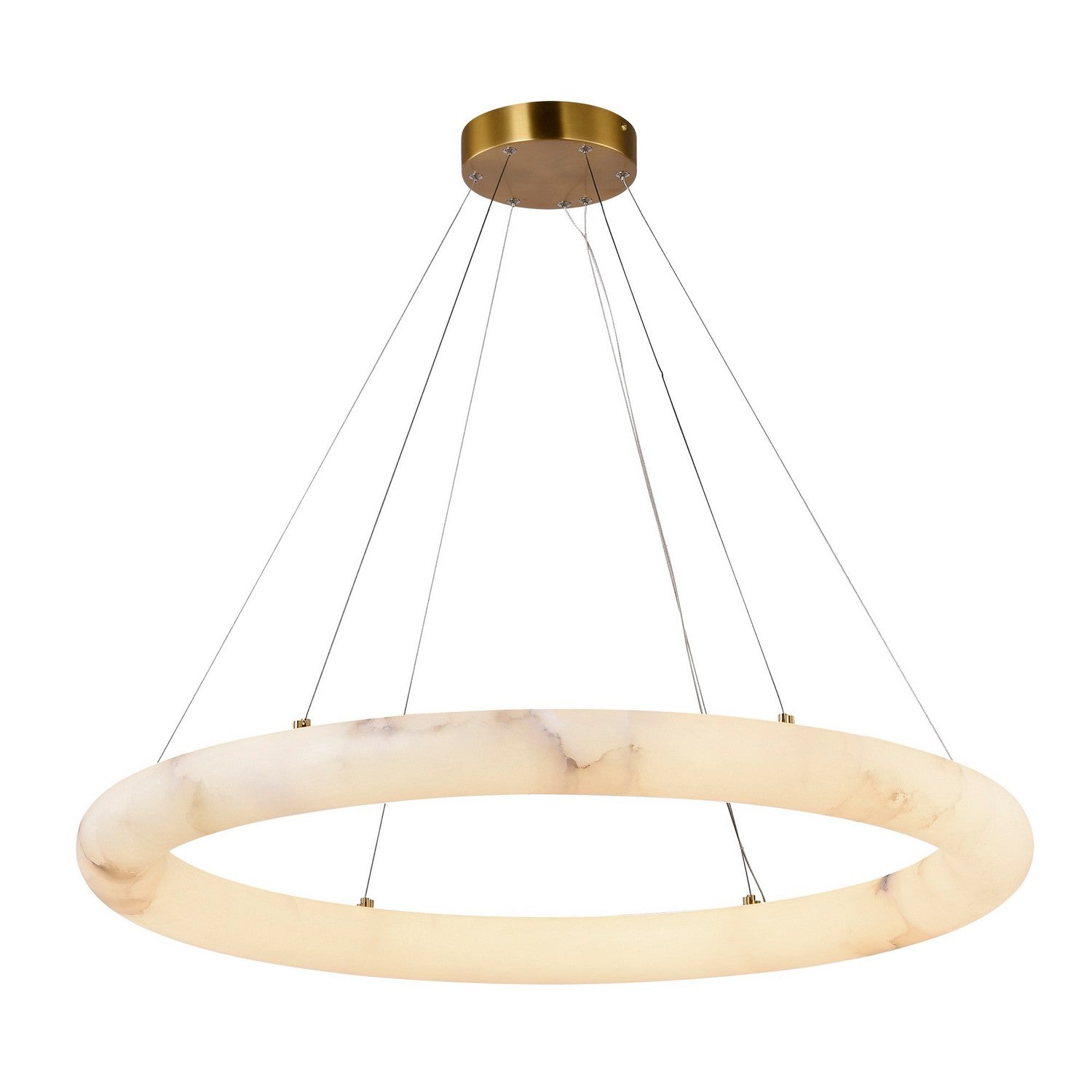 Artcraft - AC7470BR - LED Chandelier - Camila - Brushed Brass
