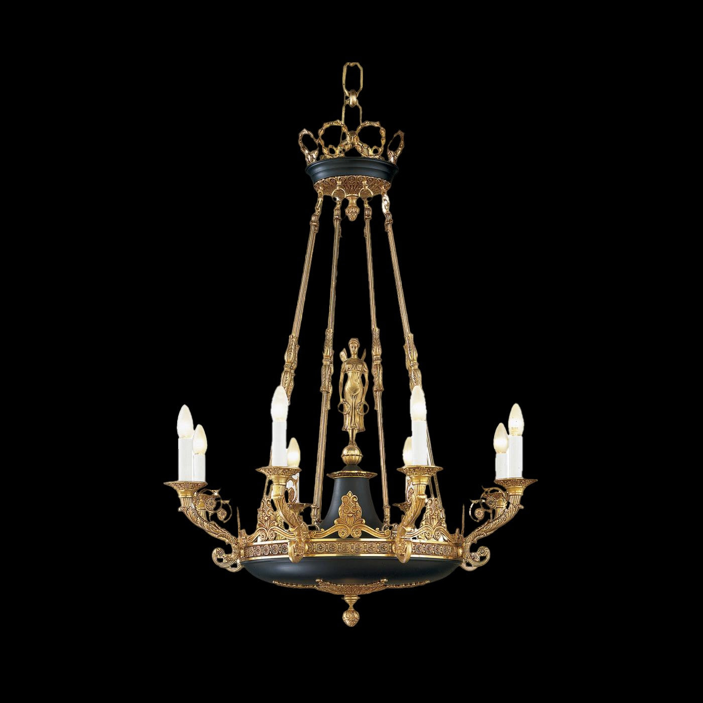 Fine Art Handcrafted Lighting - 00650-0-55 - LED Chandelier - Mariner Luxury - French Gold