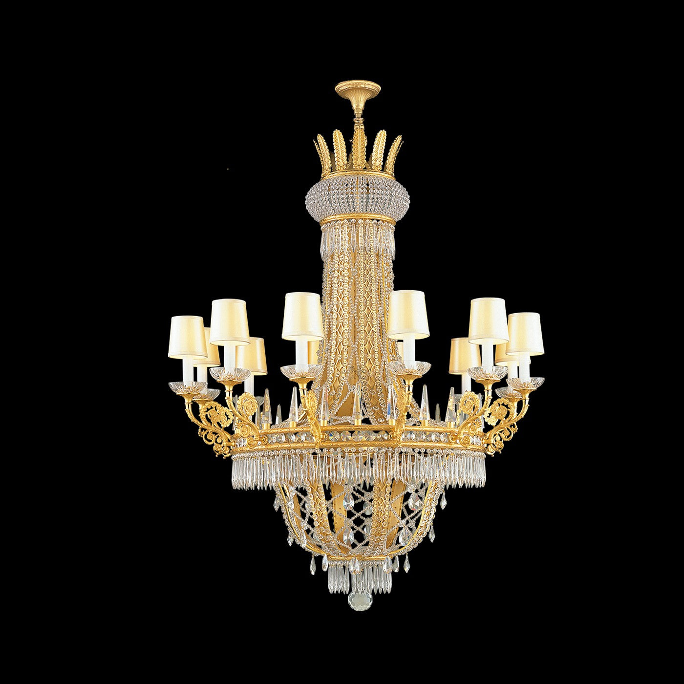 Fine Art Handcrafted Lighting - 18693-0-231 - LED Chandelier - Mariner Luxury - Antique Gold Plated