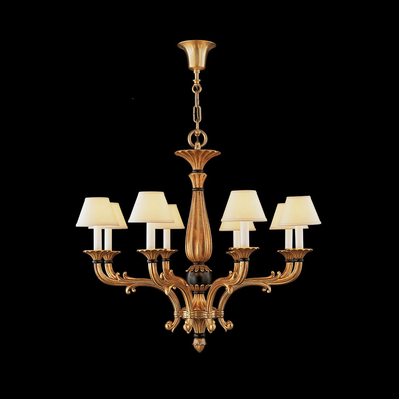 Fine Art Handcrafted Lighting - 19066-0-55 - LED Chandelier - Mariner Luxury - French Gold