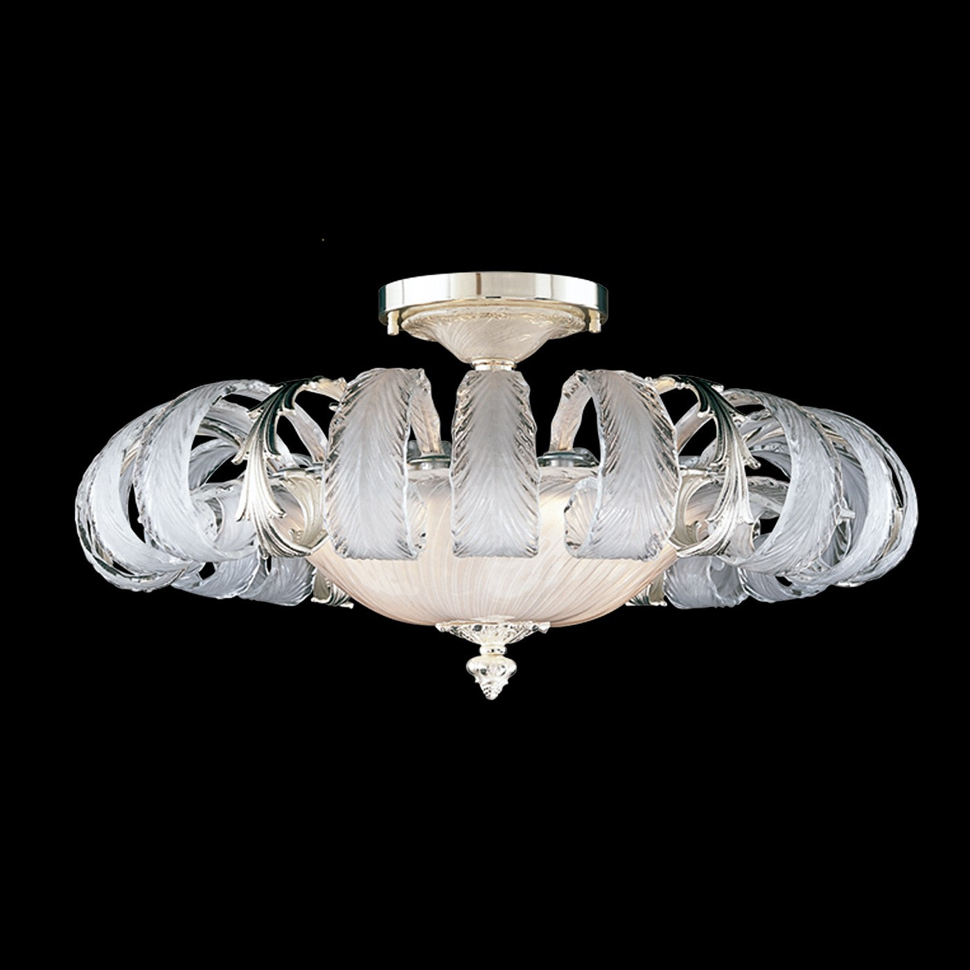 Fine Art Handcrafted Lighting - 19385-0-387 - LED Flush Mount - Mariner Luxury - Antique Silver Plated