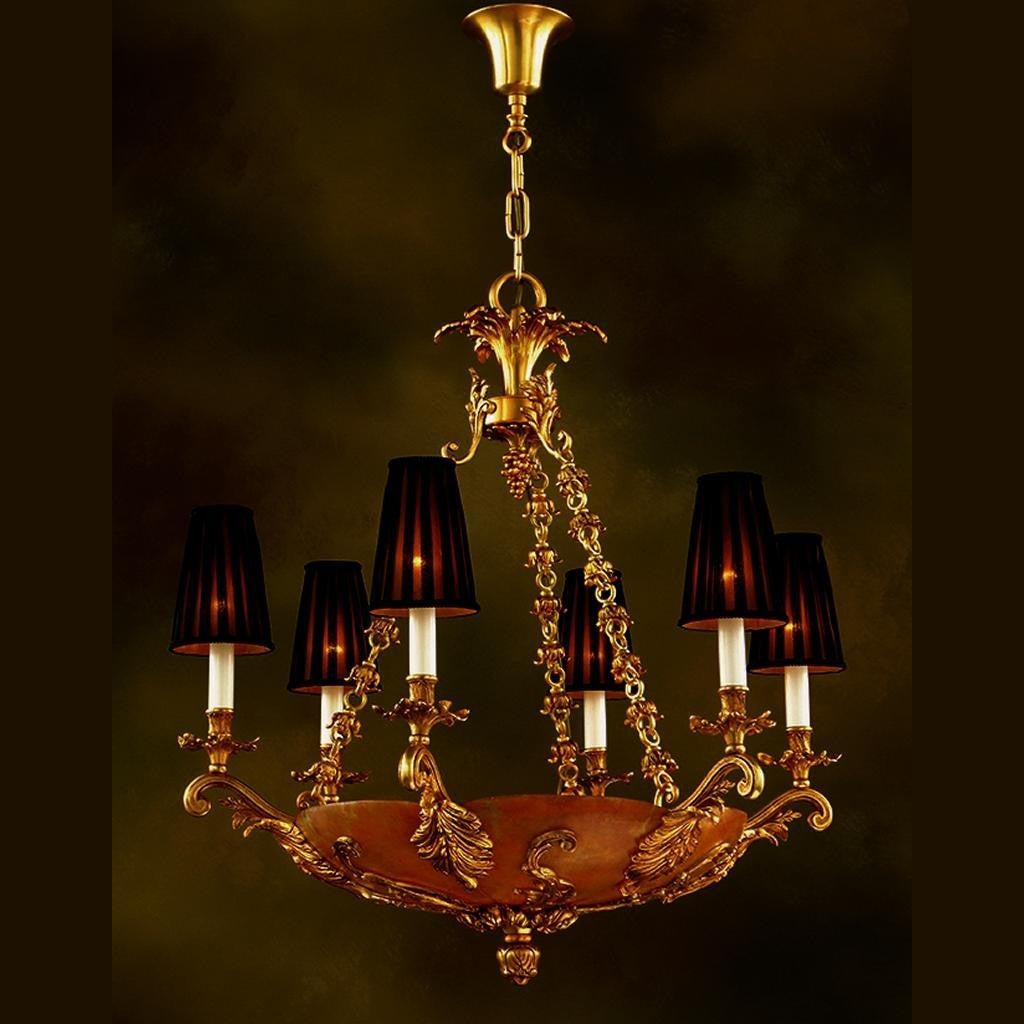 Fine Art Handcrafted Lighting - 19440-1-55 - LED Chandelier - Mariner Luxury - French Gold