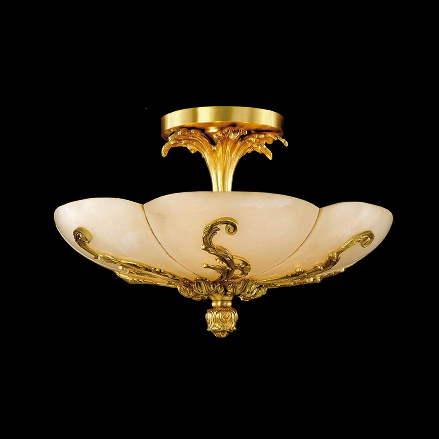 Fine Art Handcrafted Lighting - 19442-0-55 - LED Flush Mount - Mariner Luxury - French Gold
