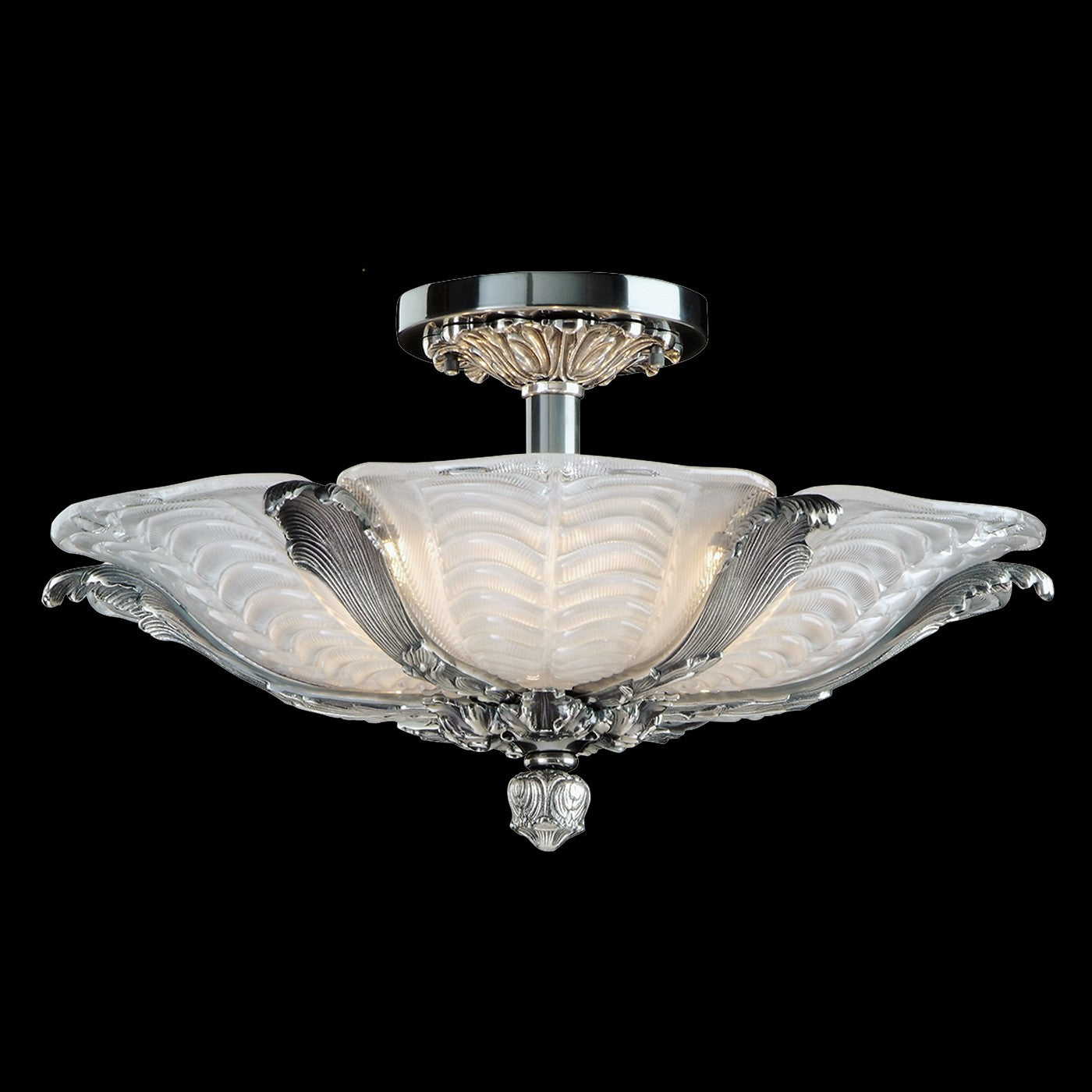 Fine Art Handcrafted Lighting - 19495-0-56 - LED Flush Mount - Mariner Luxury - Old Silver