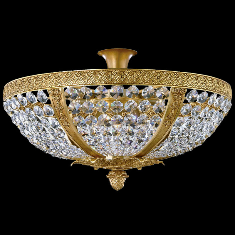 Fine Art Handcrafted Lighting - 19602-1-55 - LED Flush Mount - Mariner Luxury - French Gold
