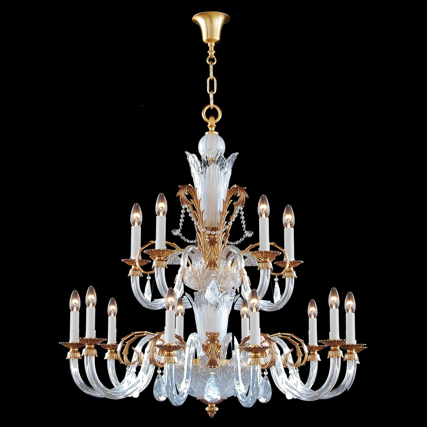 Fine Art Handcrafted Lighting - 19813-0-55 - LED Chandelier - Mariner Luxury - French Gold