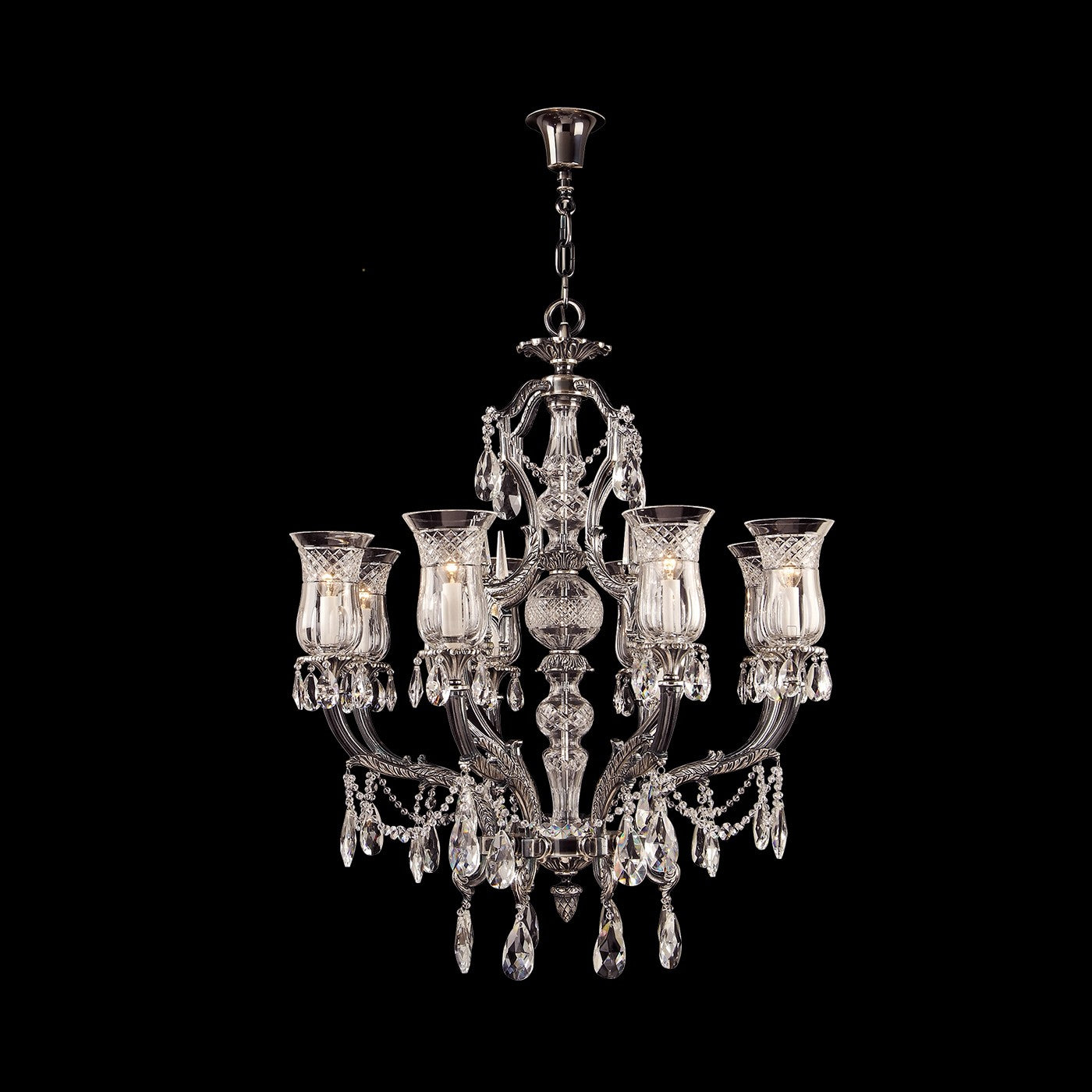 Fine Art Handcrafted Lighting - 19875-1-56 - LED Chandelier - Mariner Luxury - Old Silver