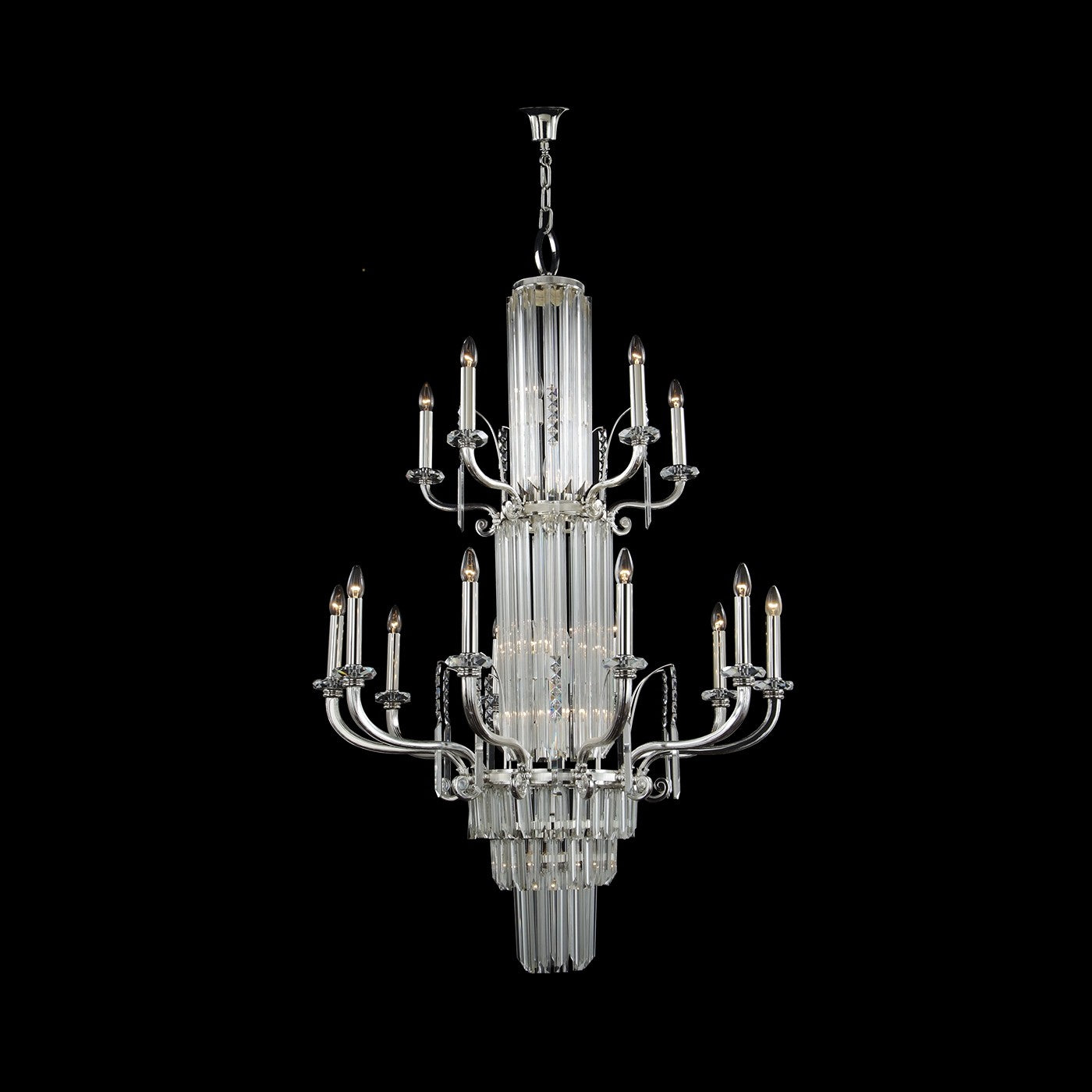 Fine Art Handcrafted Lighting - 20016-0-55 - LED Chandelier - Mariner Luxury - French Gold