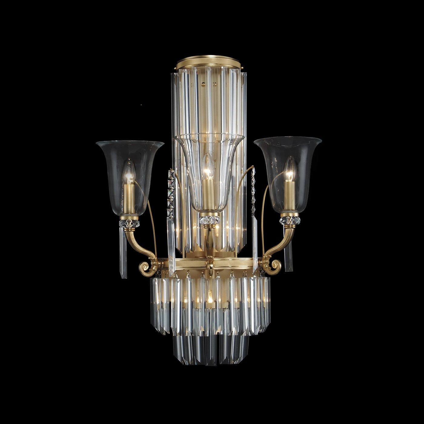 Fine Art Handcrafted Lighting - 20029-1-55 - LED Wall Bracket - Mariner Luxury - French Gold