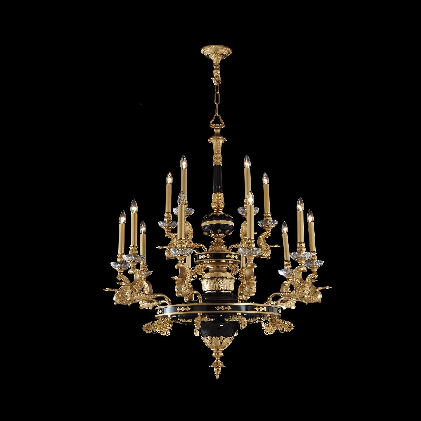 Fine Art Handcrafted Lighting - 20060-0-55 - LED Chandelier - Mariner Luxury - French Gold