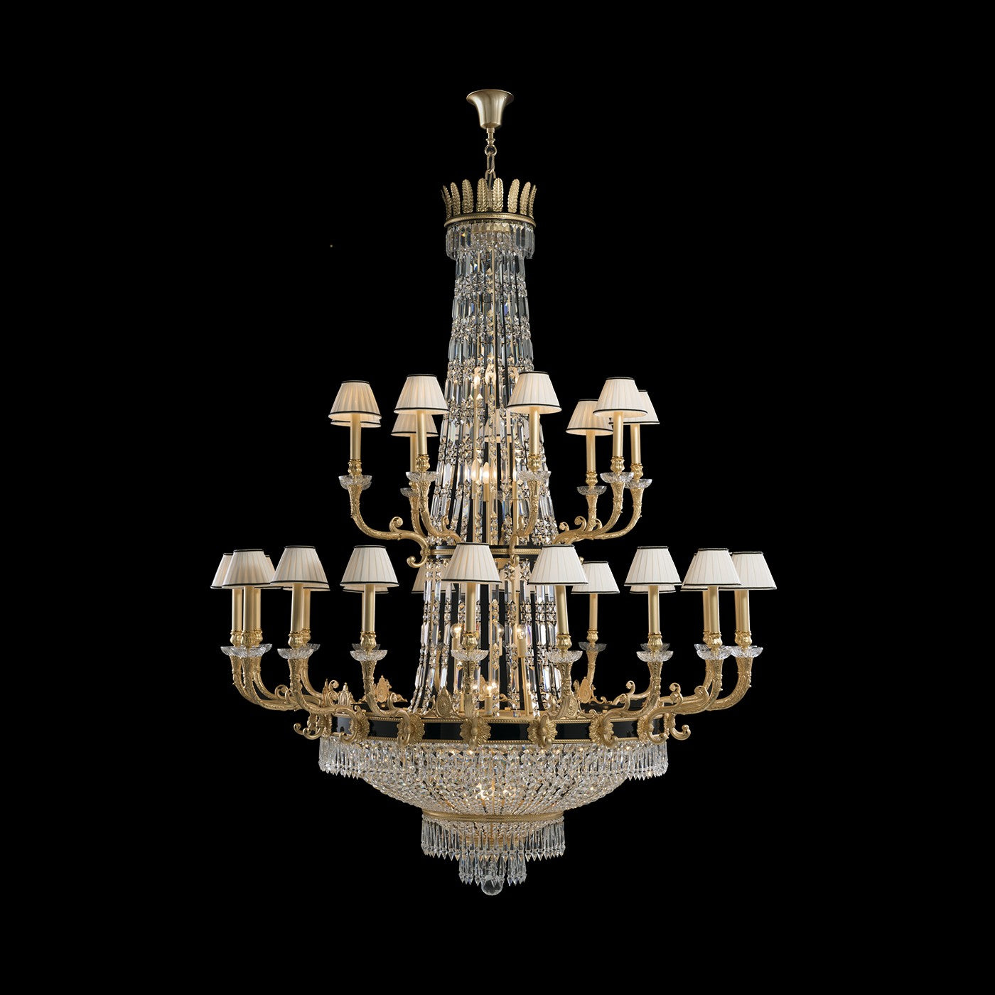 Fine Art Handcrafted Lighting - 20104-0-231 - LED Chandelier - Mariner Luxury - Antique Gold Plated