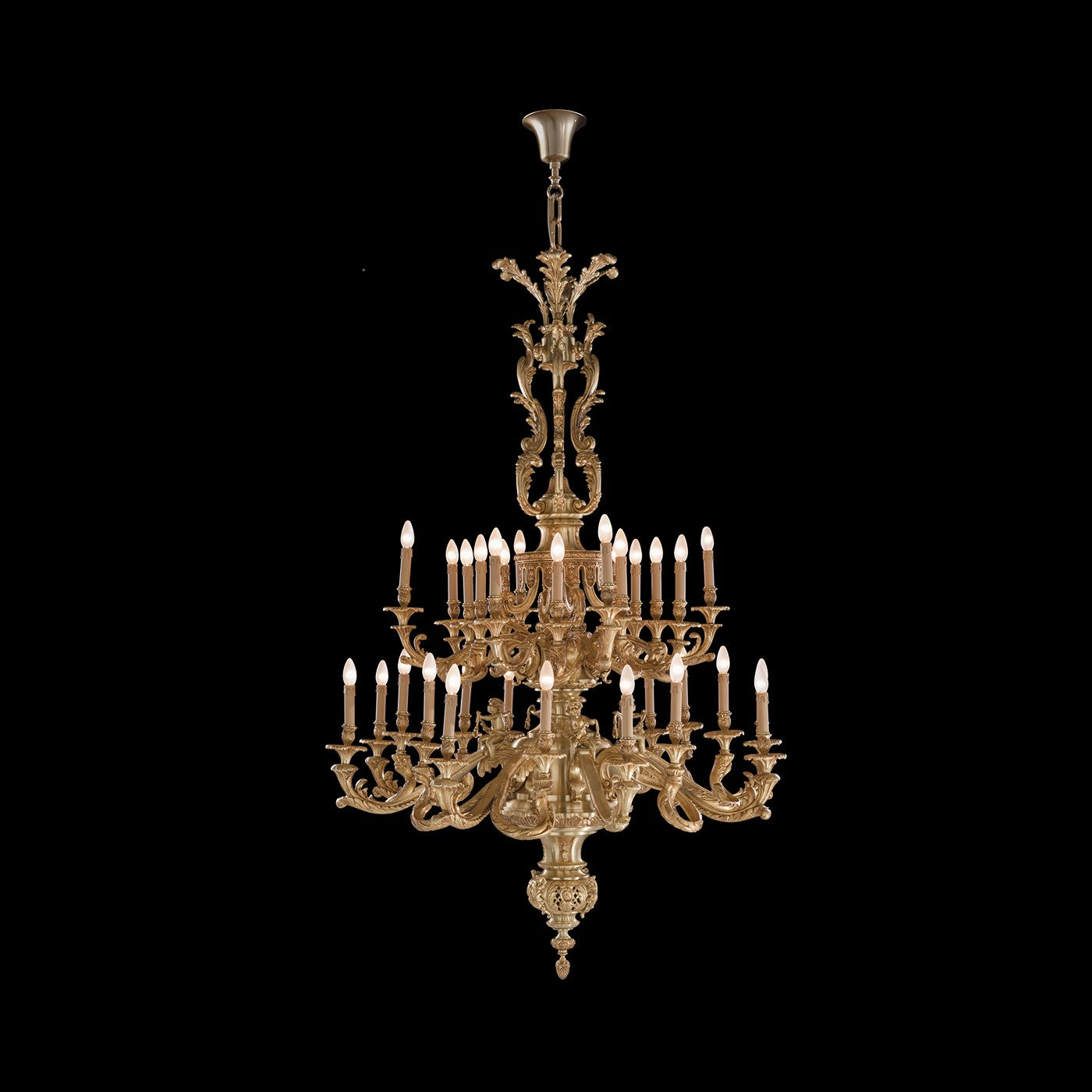 Fine Art Handcrafted Lighting - 20122-0-55 - LED Chandelier - Mariner Luxury - French Gold