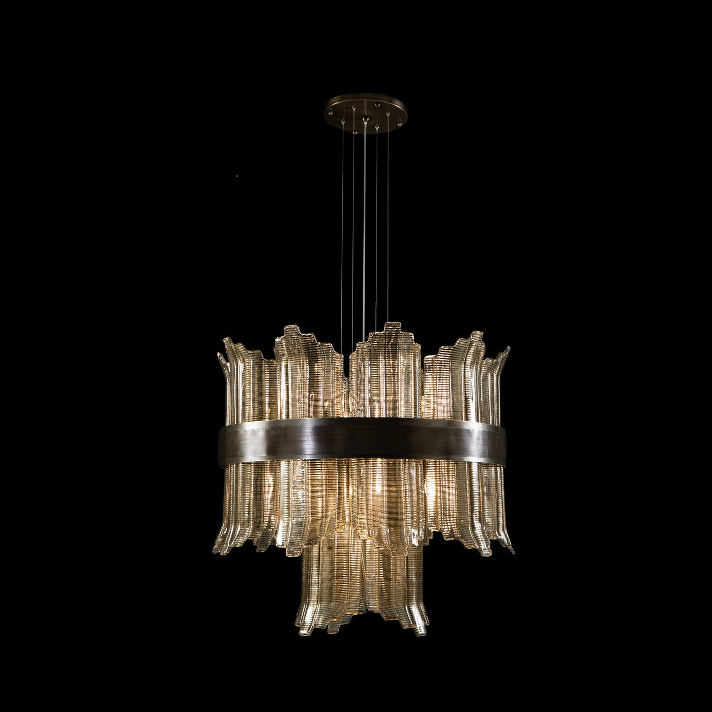 Fine Art Handcrafted Lighting - 20214-0-550 - LED Chandelier - Mariner Luxury - Brushed Bronze