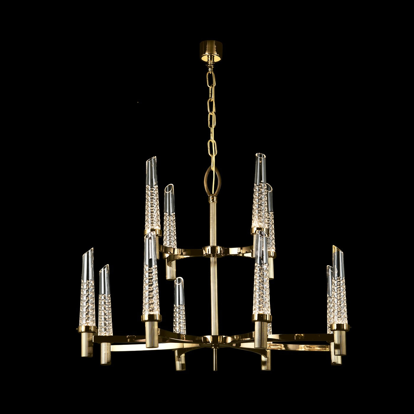 Fine Art Handcrafted Lighting - 20215-0-67 - LED Chandelier - Mariner Luxury - Polished Brass