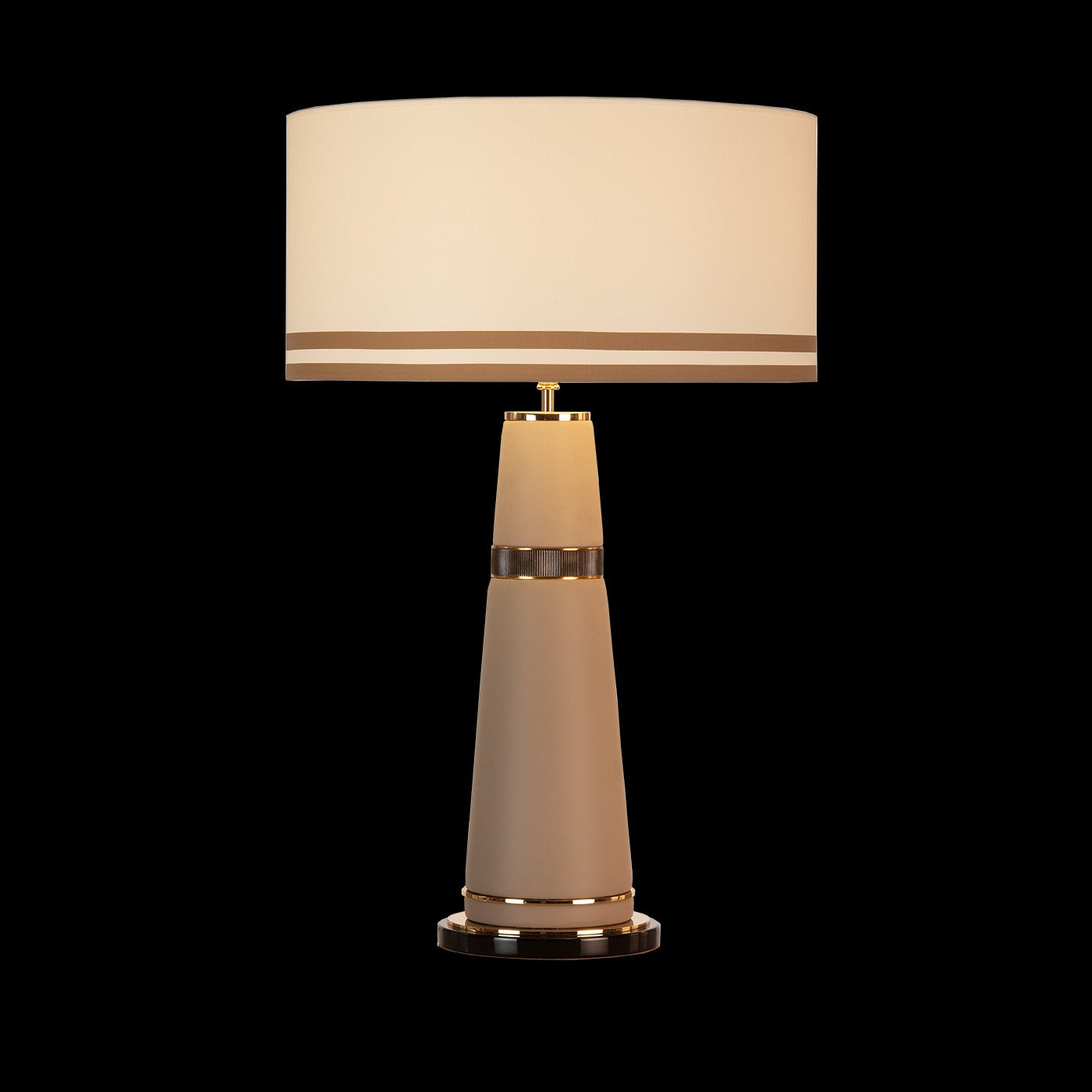Fine Art Handcrafted Lighting - 20280-0-614 - LED Table Lamp - Mariner Luxury - Polished Brass/Brushed Bronzed/Polished Black