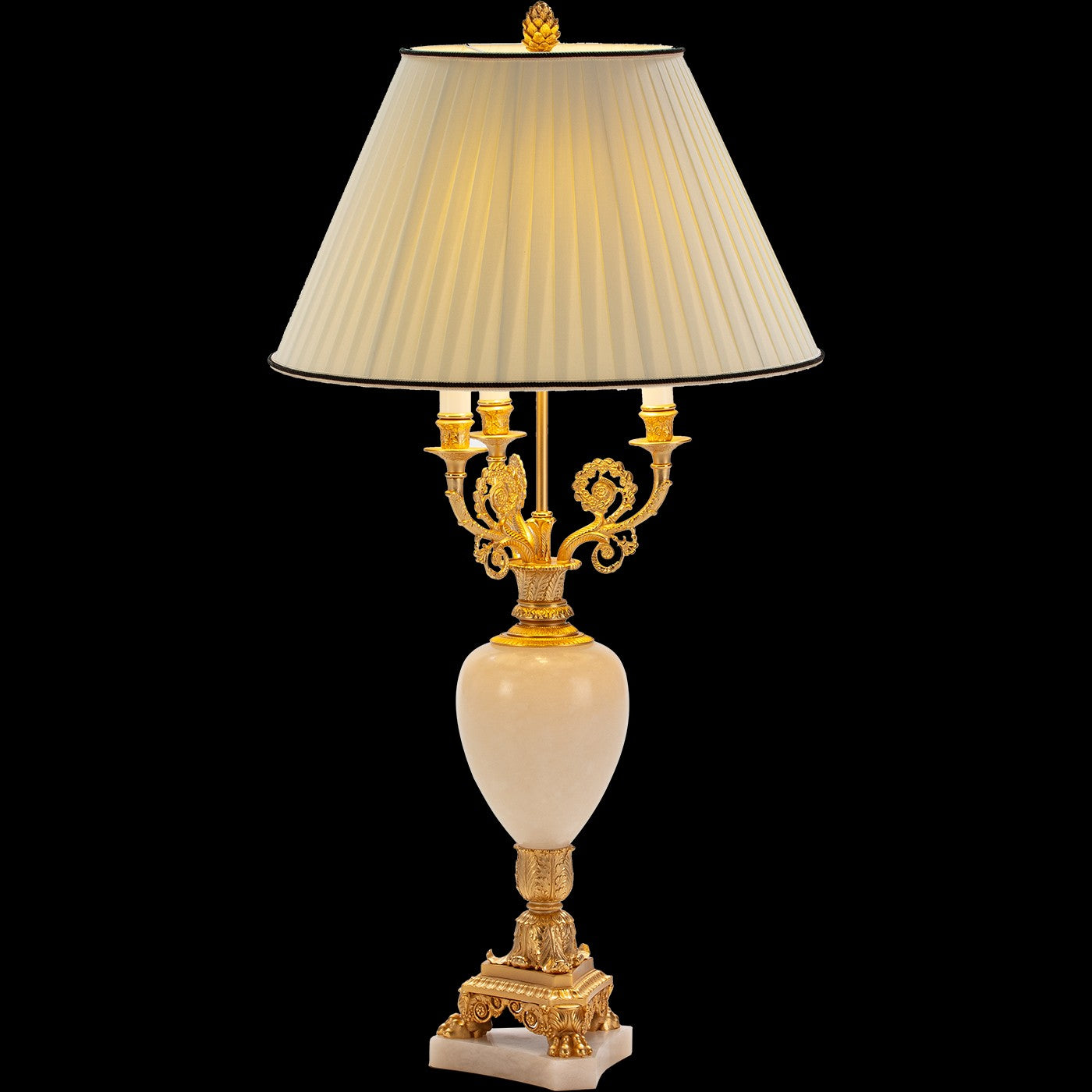 Fine Art Handcrafted Lighting - 20309-0-231 - LED Table Lamp - Mariner Luxury - Antique Gold Plated