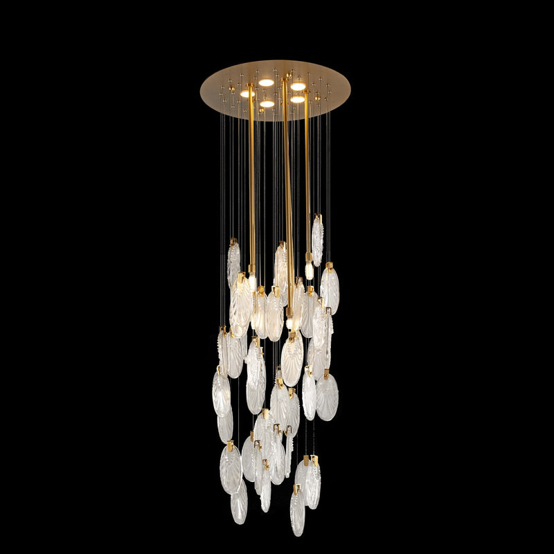 Fine Art Handcrafted Lighting - 20325-0-231 - LED Chandelier - Mariner Luxury - Antique Gold Plated