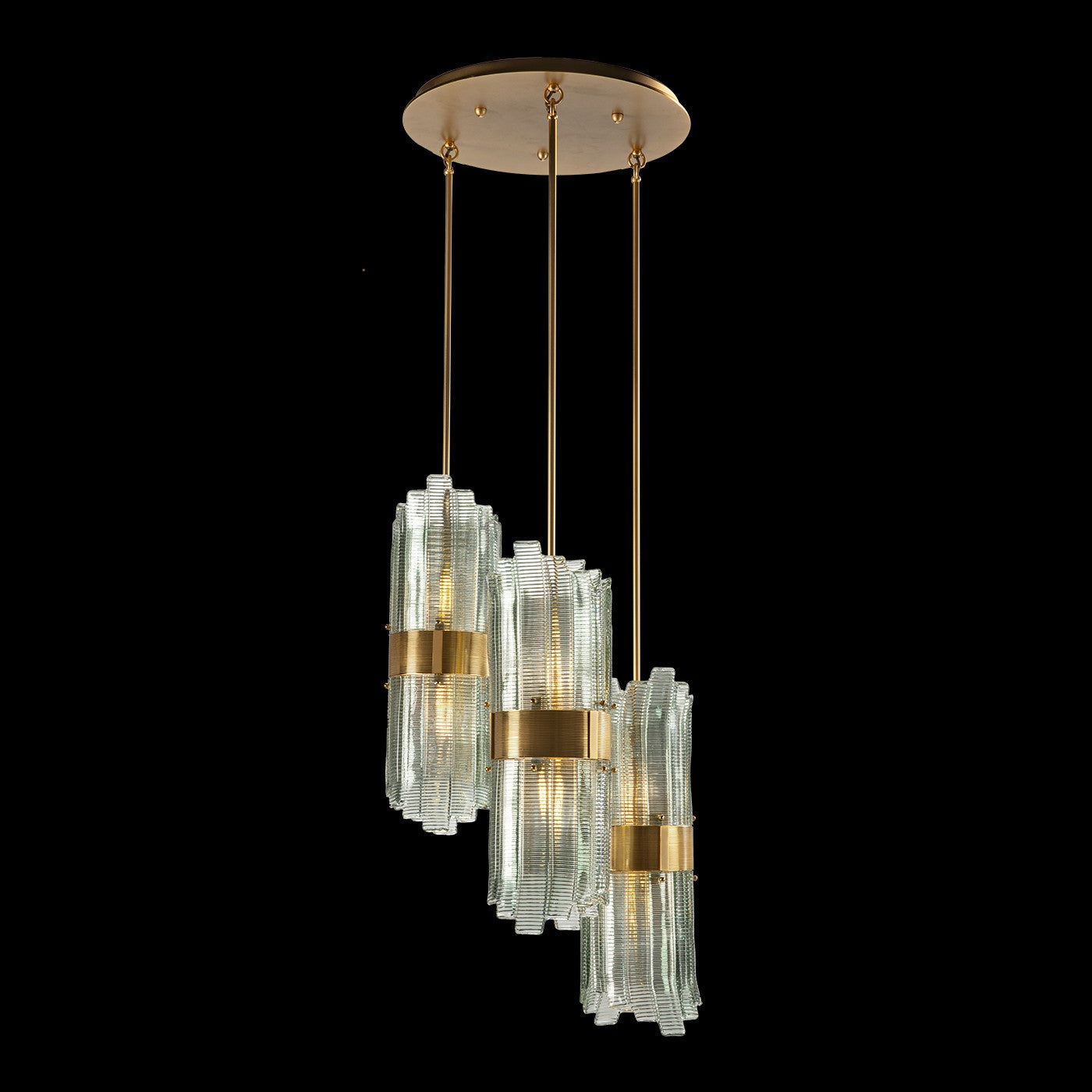 Fine Art Handcrafted Lighting - 20334-0-231 - LED Pendant - Mariner Luxury - Antique Gold Plated