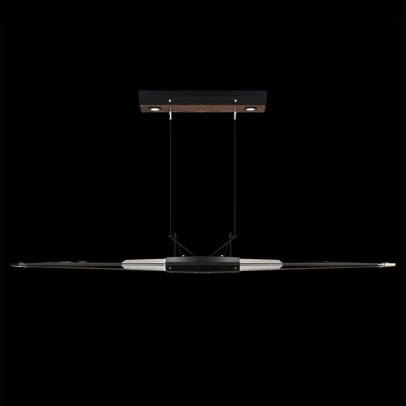 Fine Art Handcrafted Lighting - 100051-1 - LED Linear Pendant - Blade - Black