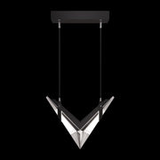 Fine Art Handcrafted Lighting - 100055-1 - LED Linear Pendant - Blade - Black
