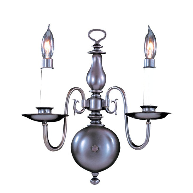 Framburg - 9122 MB - Two Light Wall Sconce - Jamestown - Mahogany Bronze