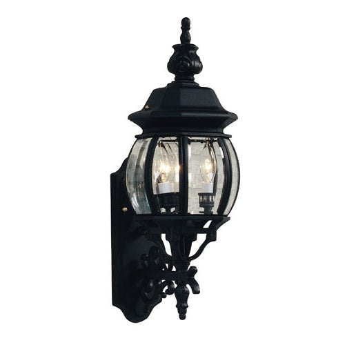 Artcraft - AC8360BK - Three Light Outdoor Wall Mount - Classico - Black