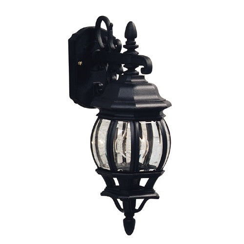 Artcraft - AC8091BK - One Light Outdoor Wall Mount - Classico - Black