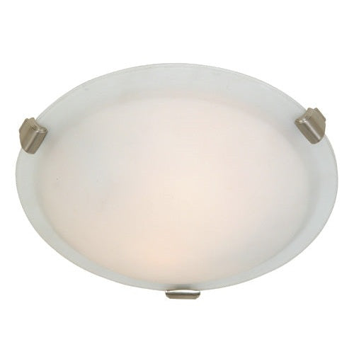 Artcraft - AC2354BN - Two Light Flush Mount - Clip Flush - Brushed Nickel