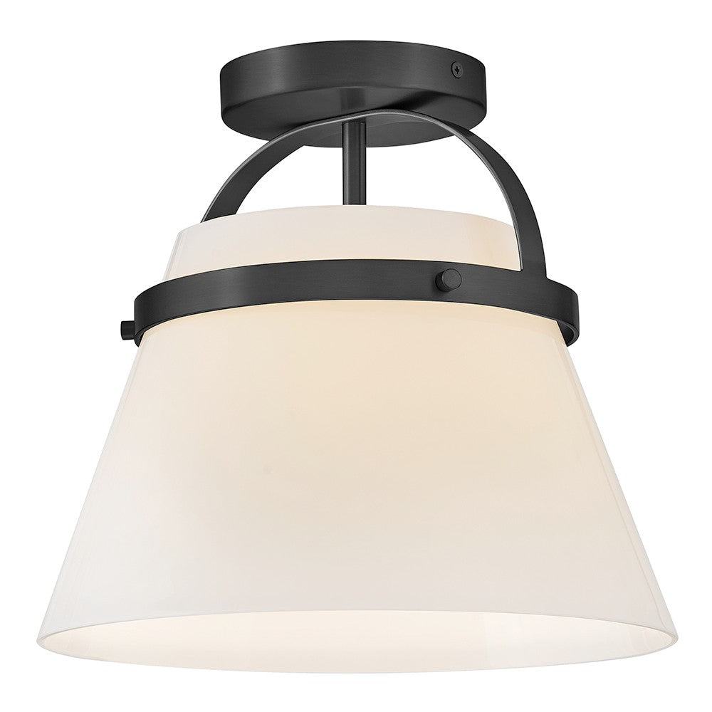 Lark - 83051BK - LED Semi-Flush Mount - Tori - Black