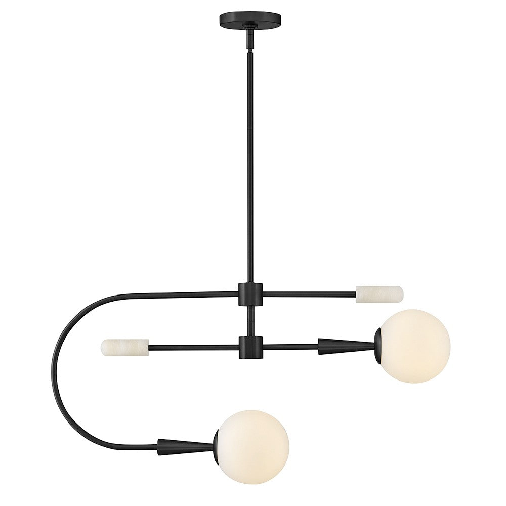 Lark - 83505BK - LED Chandelier - Maude - Black
