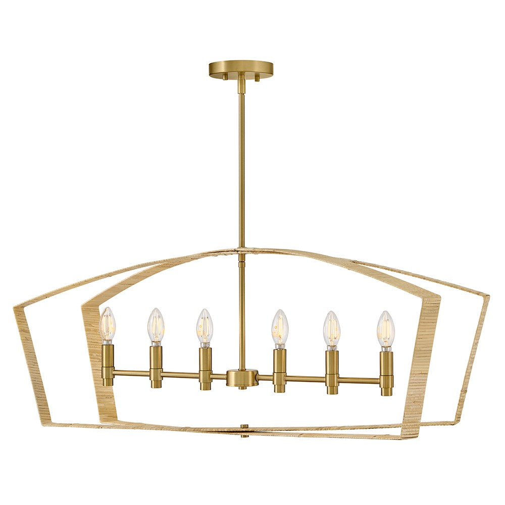 Lark - 83645LCB - LED Linear Chandelier - Sammi - Lacquered Brass