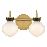 Lark - 85592LCB-BK - LED Bath - Lucy - Lacquered Brass