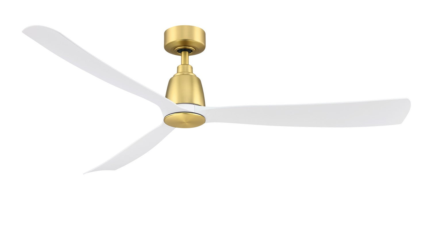 Fanimation - FPD8560BS - 60"Ceiling Fan - Kute 60 - Brushed Satin Brass
