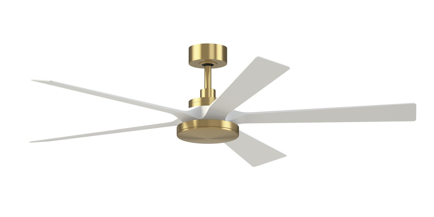 Fanimation - FPD8564BS - 64"Ceiling Fan - TorchAire 64 - Brushed Satin Brass