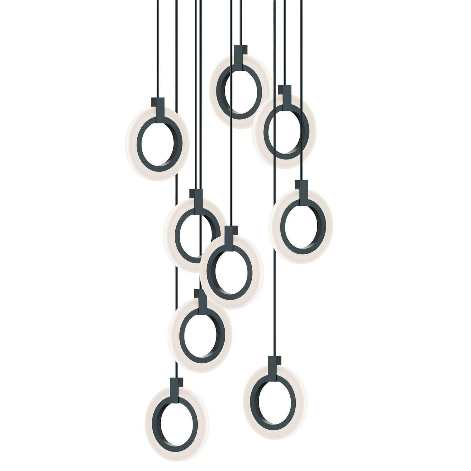 AFX Lighting - HLOP08LAJUDBKRND9 - LED Pendant - Halo - Black