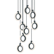 AFX Lighting - HLOP08LAJUDBKRND9 - LED Pendant - Halo - Black