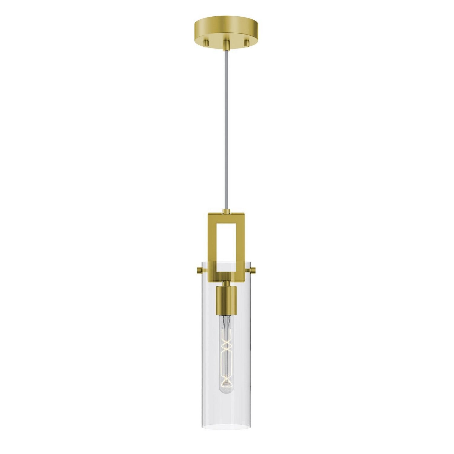 AFX Lighting - HOUP04MBLB - One Light Pendant - Houston - Light Antique Brass