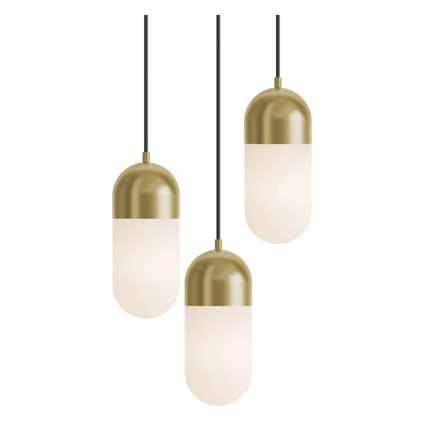 AFX Lighting - IRVP05LAJUDLBRND3 - LED Pendant - Irvine - Light Antique Brass