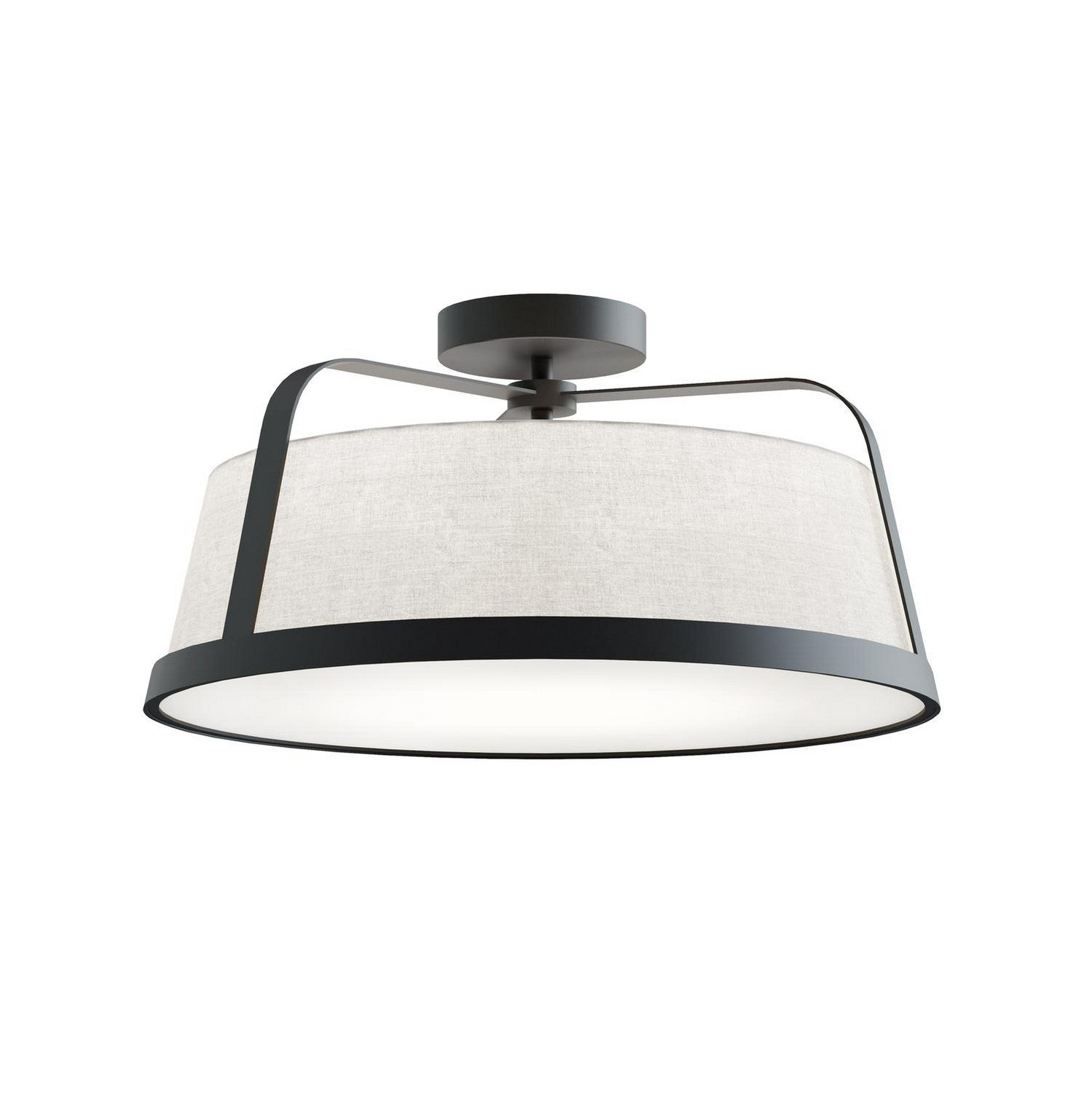 AFX Lighting - LIZC18MBBK - One Light Ceiling Mount - Lizzette - Black