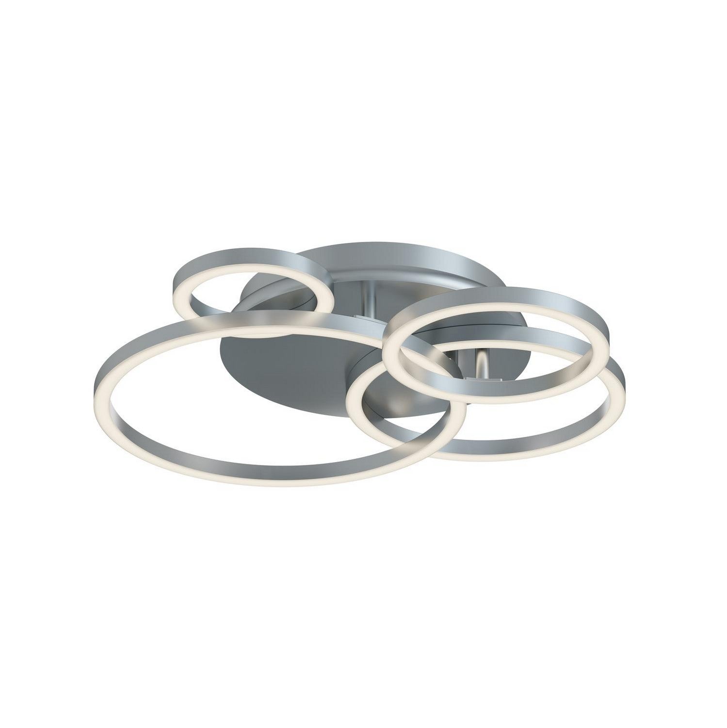 AFX Lighting - ORBF18LAJD1SN - LED Semi Flush Mount - Orbit - Satin Nickel