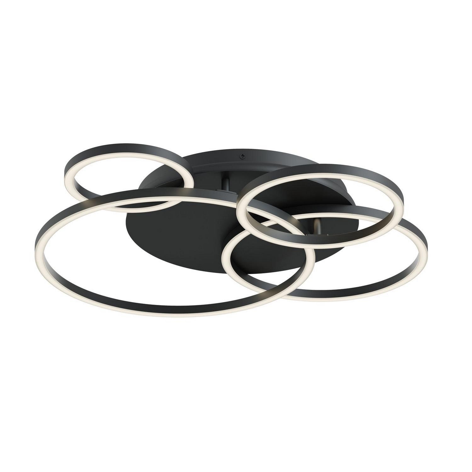 AFX Lighting - ORBF24LAJD1BK - LED Semi Flush Mount - Orbit - Black