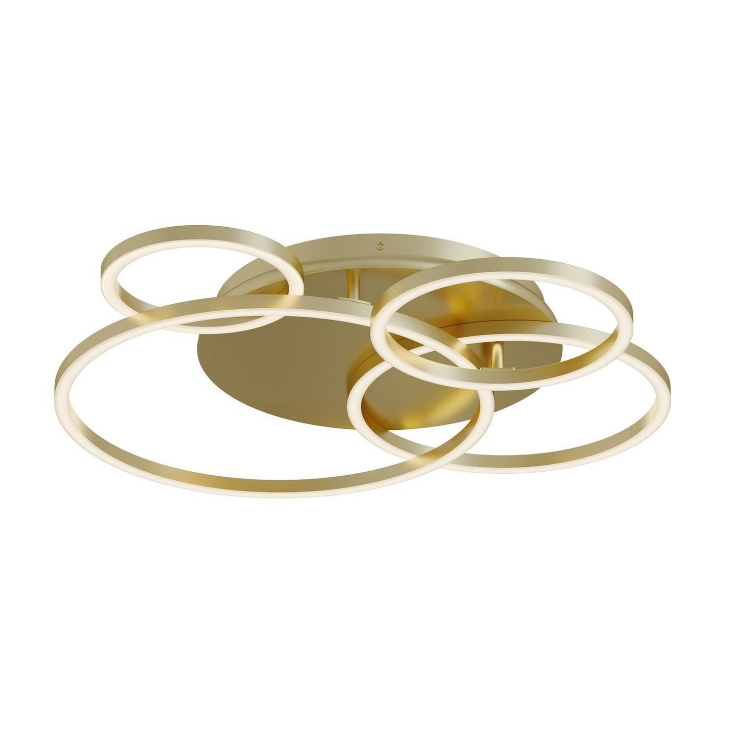 AFX Lighting - ORBF24LAJD1LB - LED Semi Flush Mount - Orbit - Light Antique Brass