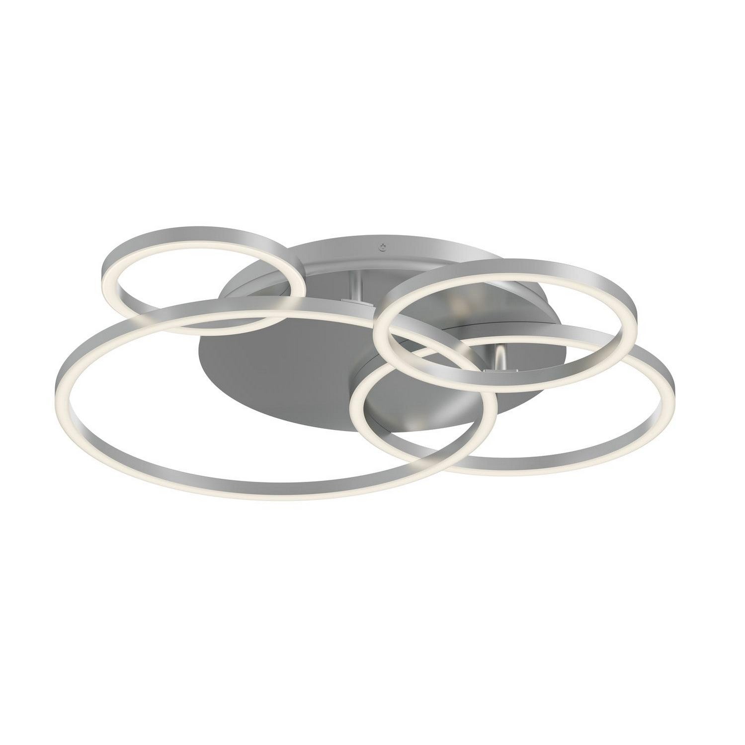 AFX Lighting - ORBF24LAJD1SN - LED Semi Flush Mount - Orbit - Satin Nickel